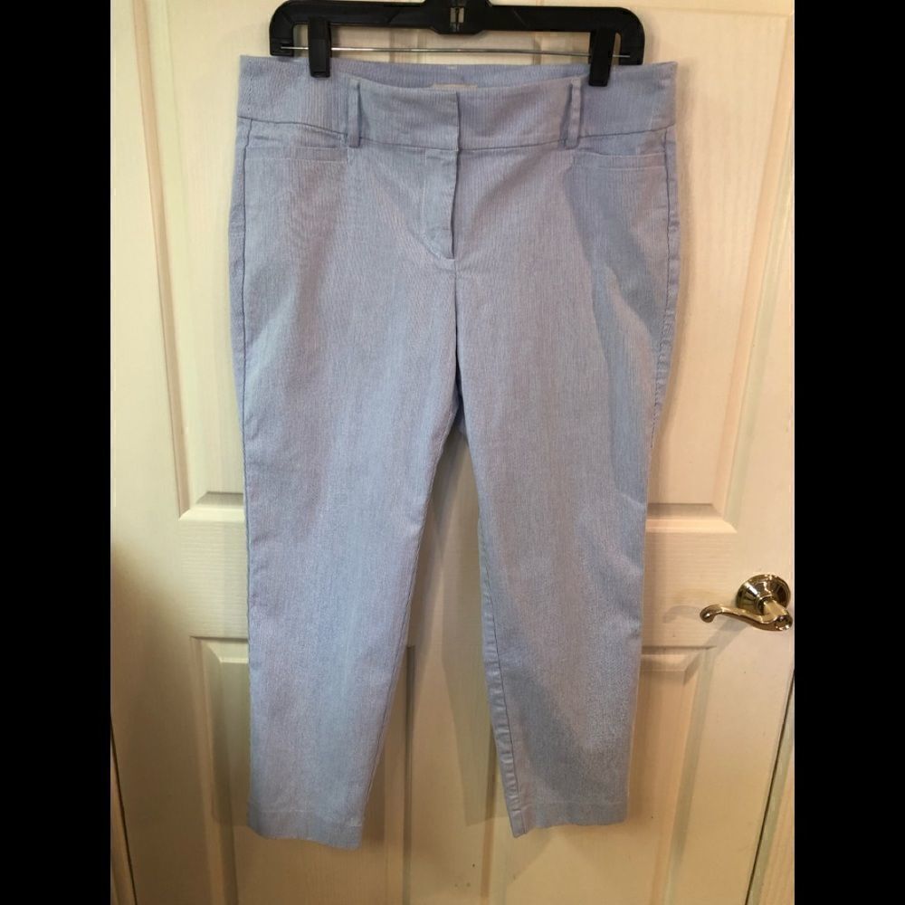 LOFT seersucker pants 